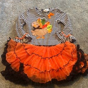 Rare editions size 5 girls thanksgiving dress